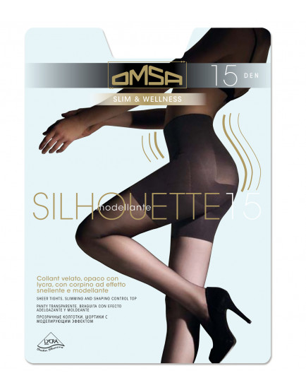 Pėdkelnės Omsa Silhouette 15 Den Pėdkelnės Omsa Silhouette 15 Den